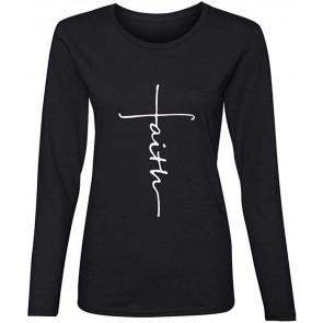 V Neck Faith T-Shirt