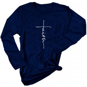 V Neck Faith T-Shirt