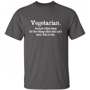 Vegetarian Ancient Tribe Slang T-Shirt