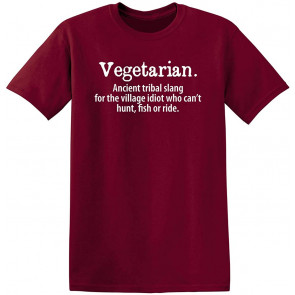 Vegetarian Ancient Tribe Slang T-Shirt