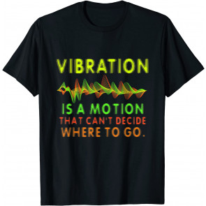 Vibration Blurred Optical Effect Fun Nerd T-Shirt