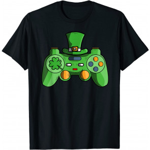 Video Game Gaming St Patricks Day Gamer T-Shirt