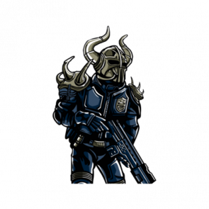 Viking Soldier Futuristic Tshirt