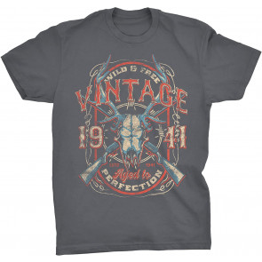 Vintage 1941 Aged To Perfection - Deer Skull T-Shirt