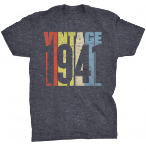 Vintage 1941 Retro Birthday Gift For Men T-Shirt