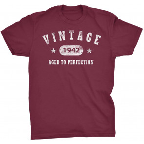 Vintage 1942 Aged To Perfection - Stars T-Shirt