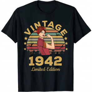 Vintage 1942 Made In 1942 79th Birthday Women 79 Years T-Shirt