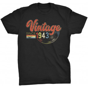Vintage 1943 Original Parts - Retro Birthday Gift For Men T-Shirt