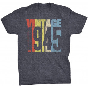 Vintage 1945 Retro Birthday Gift For Men T-Shirt