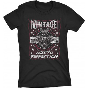 Vintage 1946 Aged To Perfection - American Muscle - 75th Birthday Gift T-Shirt