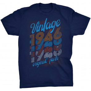 Vintage 1946 Original Parts - Retro Birthday  T-Shirt
