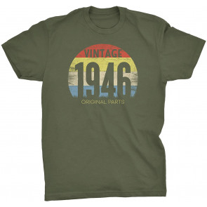 Vintage 1946 Original Parts - Retro Birthday Gift For Men T-Shirt