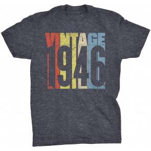 Vintage 1946 Retro Birthday Gift For Men T-Shirt