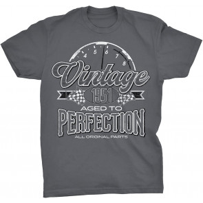 Vintage 1951 Aged To Perfection - Automotive 70th Birthday Gift T-Shirt