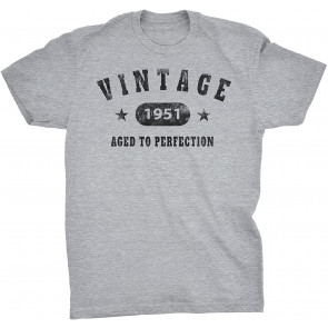 Vintage 1951 Aged To Perfection - Stars T-Shirt