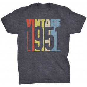 Vintage 1951 Retro Birthday Gift For Men T-Shirt