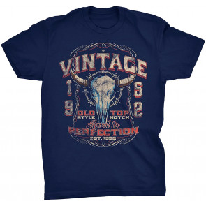 Vintage 1952 Aged To Perfection - Bull Skull T-Shirt