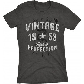 Vintage 1953 Aged To Perfection 68th Birthday Gift T-Shirt