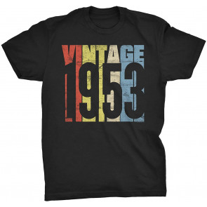 Vintage 1953 Retro Birthday Gift For Men T-Shirt