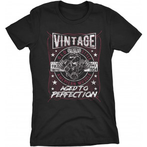 Vintage 1954 Aged To Perfection - American Muscle - 67th Birthday Gift T-Shirt