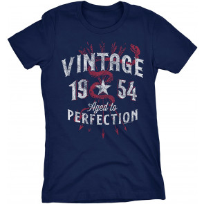 Vintage 1954 Aged To Perfection 67th Birthday Gift T-Shirt