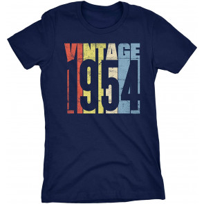 Vintage 1954 Retro Birthday Gift For Women T-Shirt