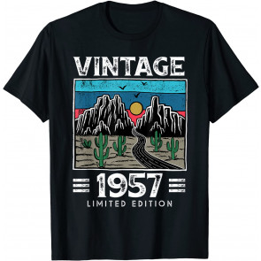 Vintage 1957 Made In 1957 64th Birthday Limited Edition T-Shirt