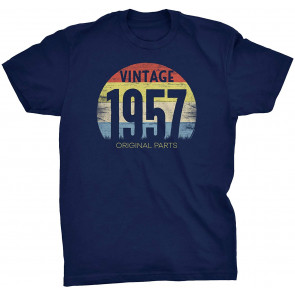 Vintage 1957 Original Parts - Retro Birthday Gift For Men T-Shirt