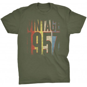 Vintage 1957 Original Parts - Retro Birthday Gift For Men T-Shirt