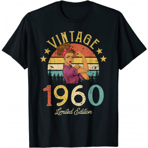 Vintage 1960 Made In 1960 61st Birthday Women 61 Years Old T-Shirt