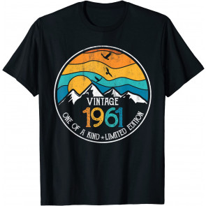 Vintage 1961 60th Birthday Men Women 60 Year Old T-Shirt