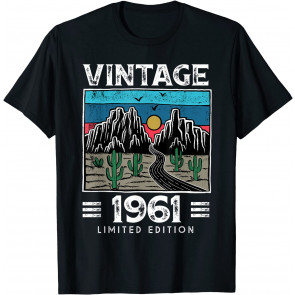 Vintage 1961 Made In 1961 60th Birthday Limited Edition T-Shirt