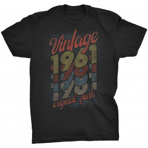 Vintage 1961 Original Parts - Retro Birthday  T-Shirt
