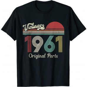 Vintage 1961 Original Parts 60th Birthday T-Shirt