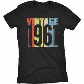 Vintage 1961 Retro Birthday Gift For Women T-Shirt