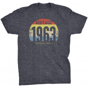 Vintage 1963 Original Parts - Retro Birthday Gift For Men T-Shirt