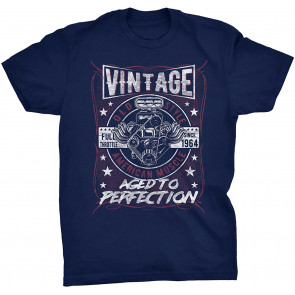 Vintage 1964 Aged To Perfection - American Muscle - 57th Birthday Gift T-Shirt