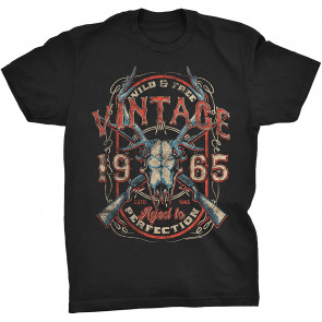 Vintage 1965 Aged To Perfection - Deer Skull T-Shirt