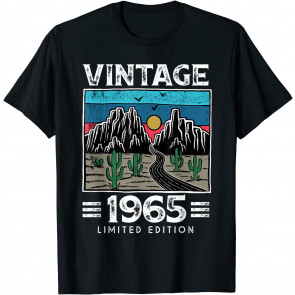 Vintage 1965 Made In 1965 56th Birthday Limited Edition T-Shirt