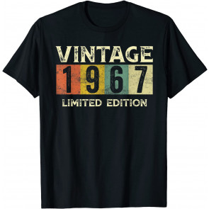 Vintage 1967 Limited Edition Gift 54th Birthday T-Shirt