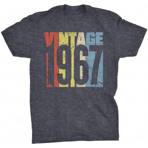 Vintage 1967 Retro Birthday Gift For Men T-Shirt
