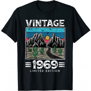 Vintage 1969 Made In 1969 52nd Birthday Limited Edition T-Shirt