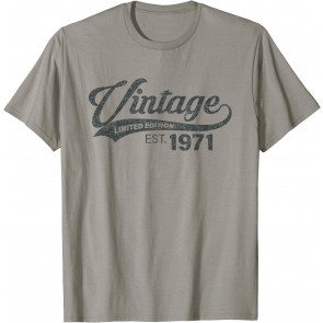 Vintage 1971 50 Years Bday T-Shirt