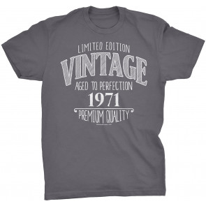 Vintage 1971 Aged Perfection - Scribble T-Shirt