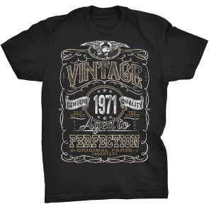 Vintage 1971 Aged To Perfection T-Shirt