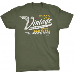 Vintage 1972 Aged To Perfection - Racing T-Shirt