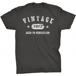 Vintage 1972 Aged To Perfection - Stars T-Shirt