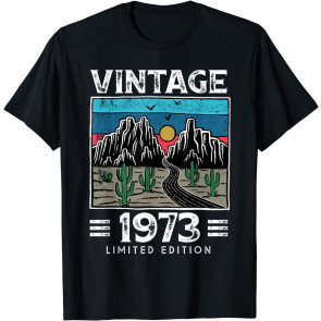 Vintage 1973 Made In 1973 48th Birthday Limited Edition T-Shirt