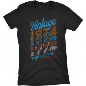 Vintage 1974 Original Parts - Retro Birthday  T-Shirt