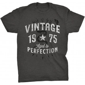 Vintage 1975 Aged To Perfection 46th Birthday Gift T-Shirt